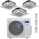 Home  36k BTU 22.5 SEER MrCool Olympus Ductless Heat Pump Split System - 3 Zone Ceiling Cassette - 12k+12k+12k