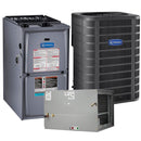 4 Ton 15.10 SEER 110k BTU 95% AFUE Variable Speed MrCool Signature Central Air Conditioner & Gas Split System - Horizontal