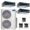 45k BTU 22.4 SEER MrCool Olympus Ductless Heat Pump Split System - 3 Zone Concealed Duct - 9k+18k+18k
