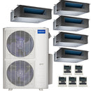 45k BTU 22.4 SEER MrCool Olympus Ductless Heat Pump Split System - 5 Zone Concealed Duct - 9k+9k+9k+9k+9k