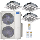 48k BTU 22.4 SEER MrCool Olympus Ductless Heat Pump Split System - 3 Zone Ceiling Cassette - 18k+18k+18k