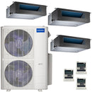 48k BTU 22.4 SEER MrCool Olympus Ductless Heat Pump Split System - 3 Zone Concealed Duct - 12k+12k+24k