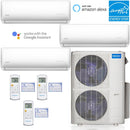 48k BTU 22.4 SEER MrCool Olympus Ductless Heat Pump Split System - 3 Zone Wall Mounted - 12k+12k+24k