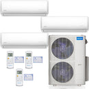 48k BTU 22.4 SEER MrCool Olympus Ductless Heat Pump Split System - 3 Zone Wall Mounted - 12k+18k+18k