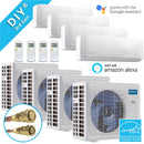 MrCool DIY Whole Home 4 Room Ductless Mini Split Bundle