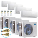 MrCool DIY Whole Home 4 Room Ductless Mini Split Bundle